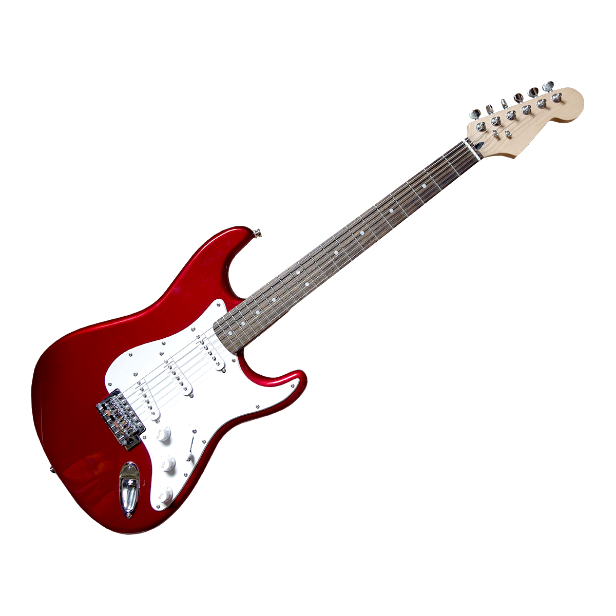 Classic Red E-Gitarre (weißes Schlagbrett)