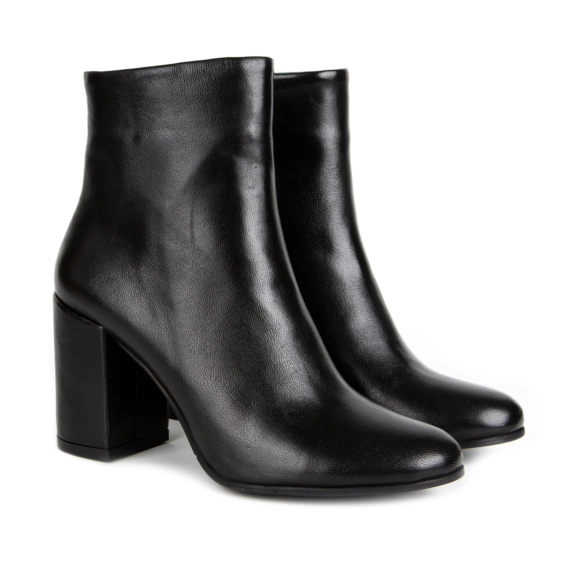 Elegant black ankle boots